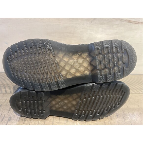 Dr Doc MARTENS Womens size 6 Shoes Boots 1460 Gray Pewter Lace Up Zipper NEW - Picture 7 of 9